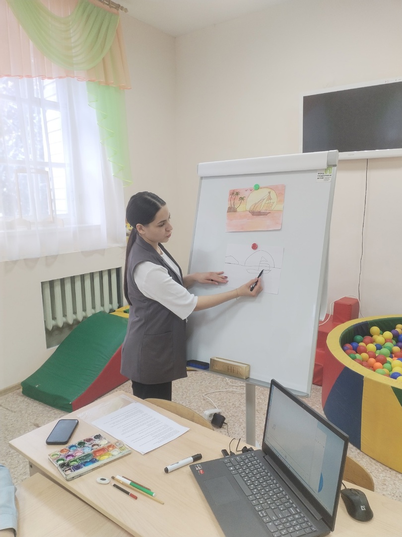 Закат на море