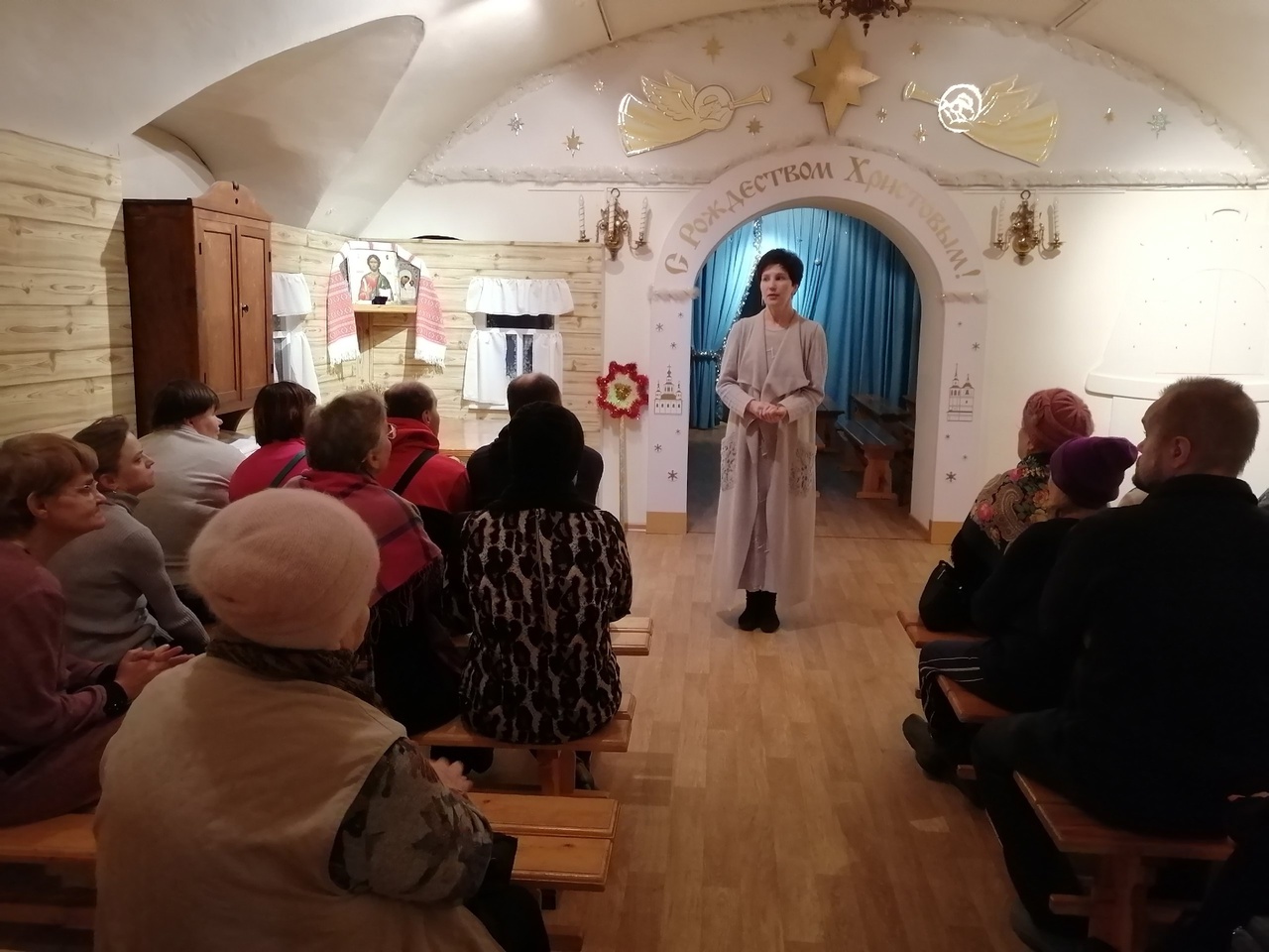 Вертепное представление "Звезды рождественской сияние!"