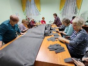 Подготовка полосочек для плетения сетей на СВО.