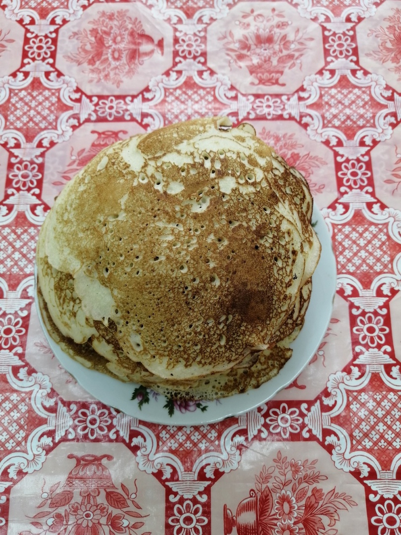 Дрожжевые блинчики