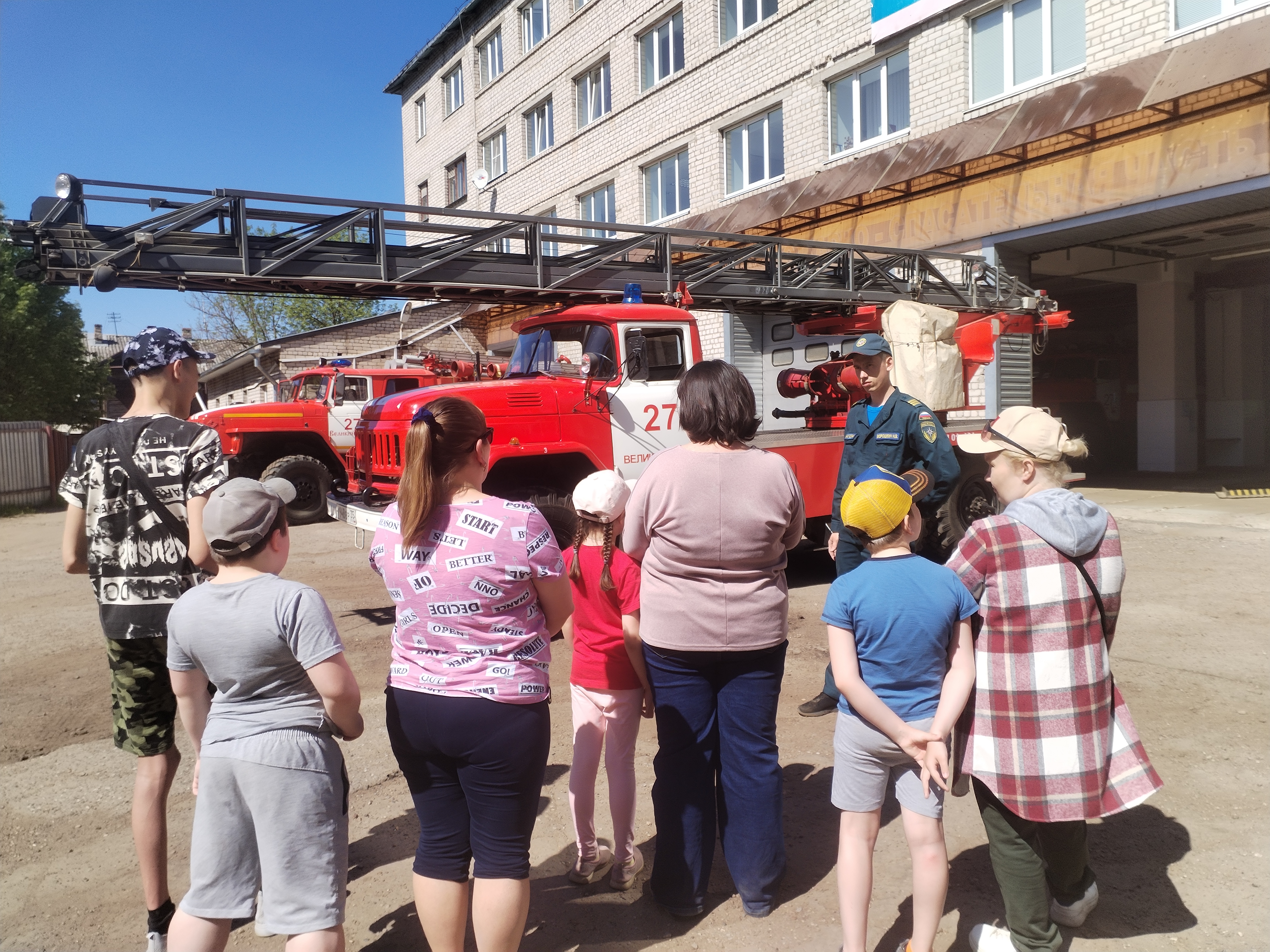 Экскурсия в пожарную часть