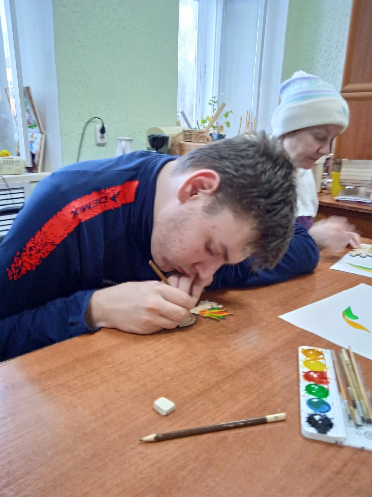 мастер-класс по Великоустюгской росписи