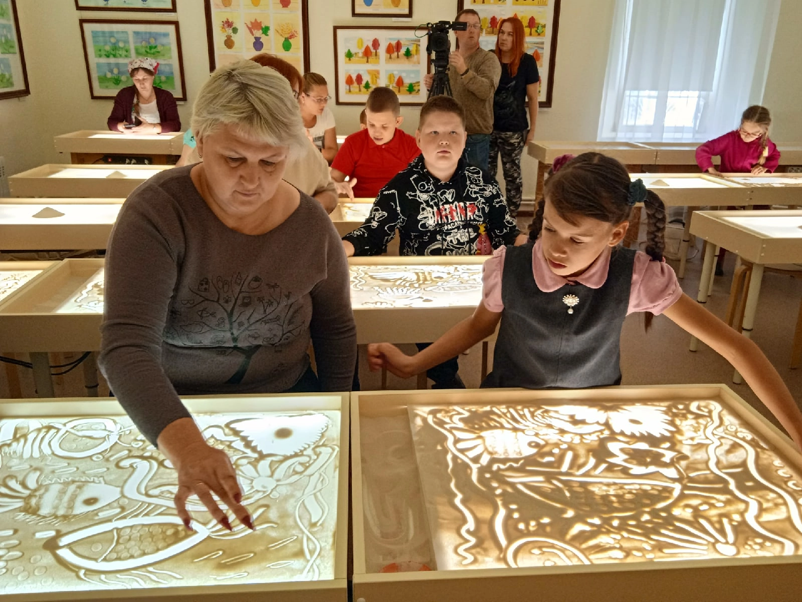 Рисование песков