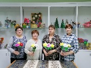 Кружок Цветы из фоамирана 2